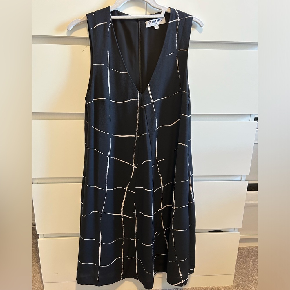 Of Mercer Windowpane Dress Size S